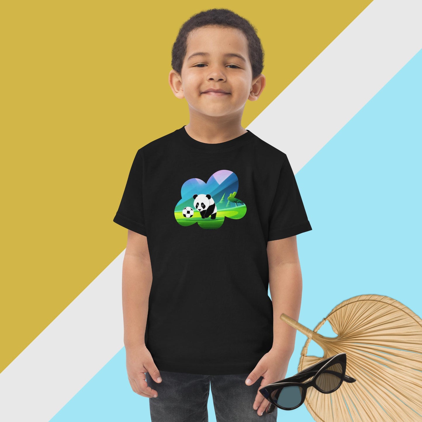 Kung Fu Kicks : The Panda Soccer Toddler jersey t-shirt