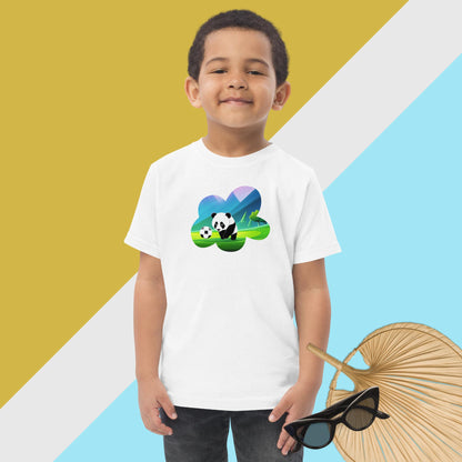 Kung Fu Kicks : The Panda Soccer Toddler jersey t-shirt