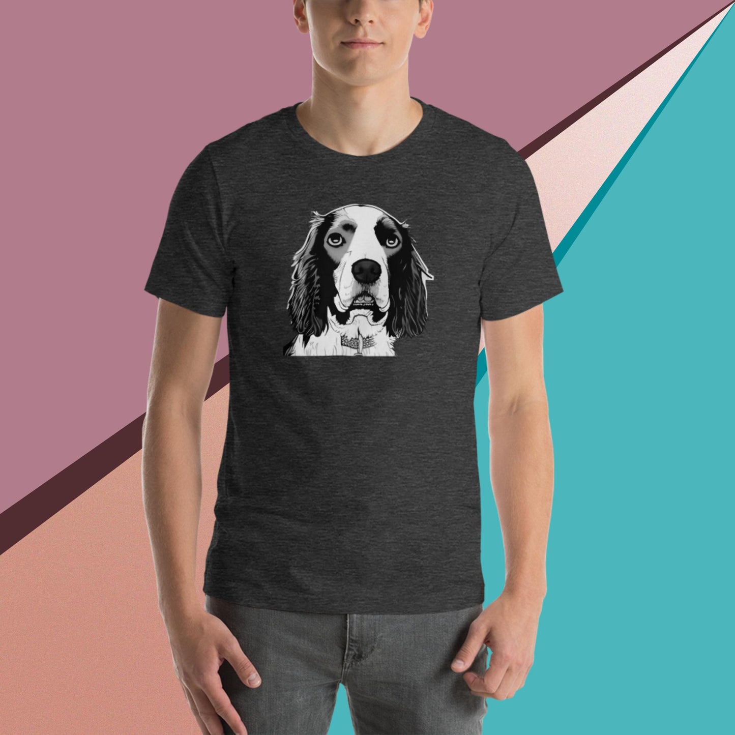 Woof-tastic Wear : The Trendy Dog Unisex t-shirt