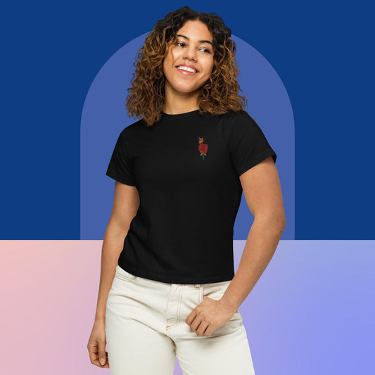 Women’s high-waisted t-shirt