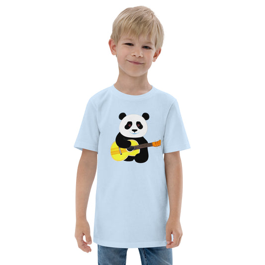 Strumming Panda : Adorable Guitar Tee for Young Musicians