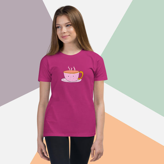 A Cup of Style: The Eye-Catching Tea Cup Tee for Youth