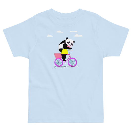 Panda Party on Wheels : Whimsical Biking T-Shirt for Kids : Jersey t-shirts