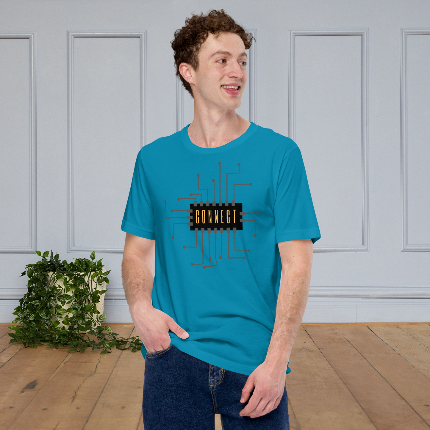 Connect in Style - Get Your Hands on Our Trendy Connect T-Shirt Now! Unisex t-shirt