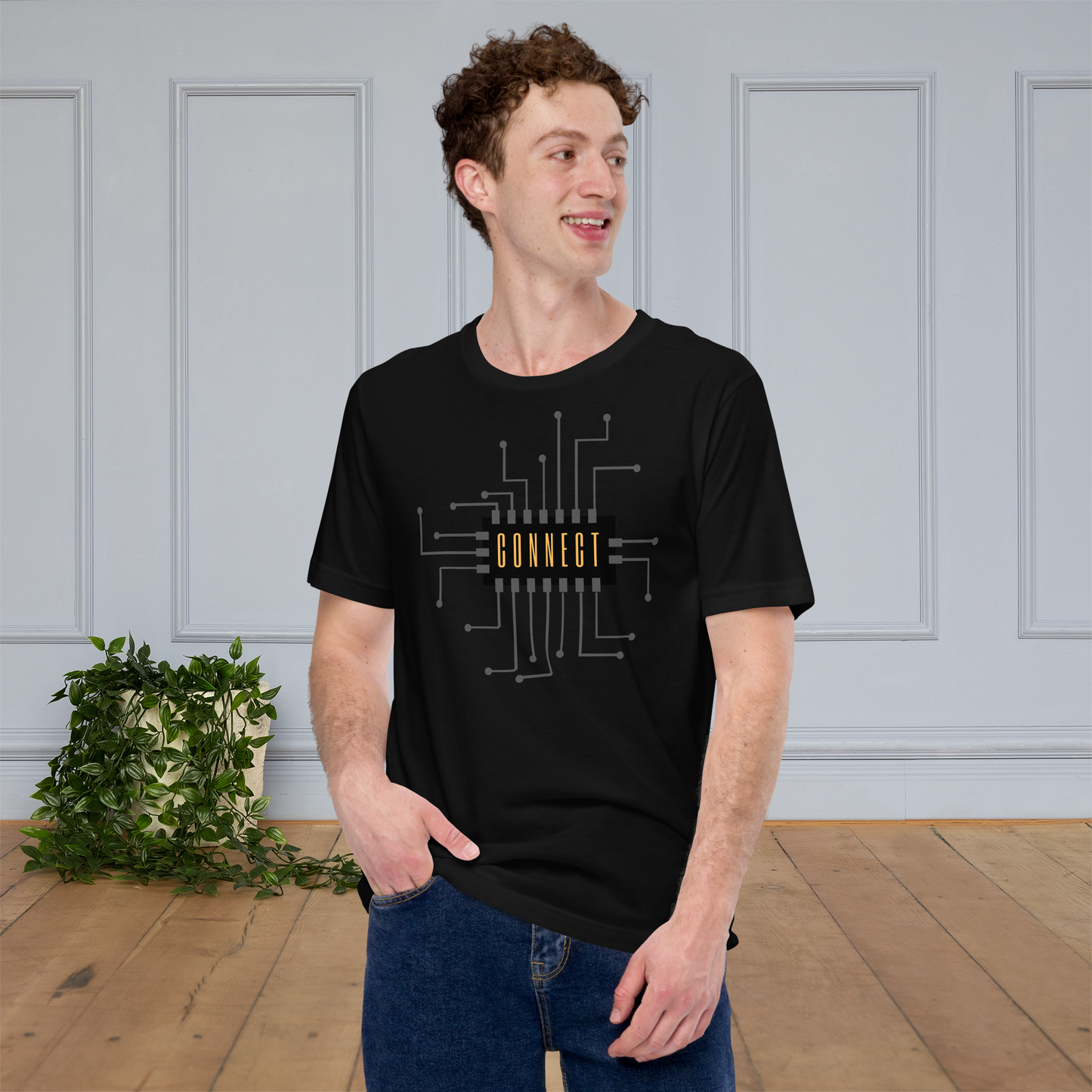 Connect in Style - Get Your Hands on Our Trendy Connect T-Shirt Now! Unisex t-shirt