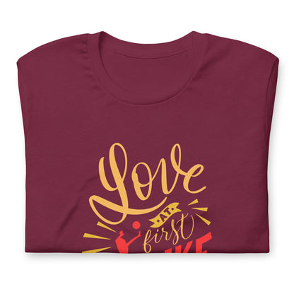 Fall in Love with our "Love at First Spike" Volleyball T-Shirt.  Order yours Today!