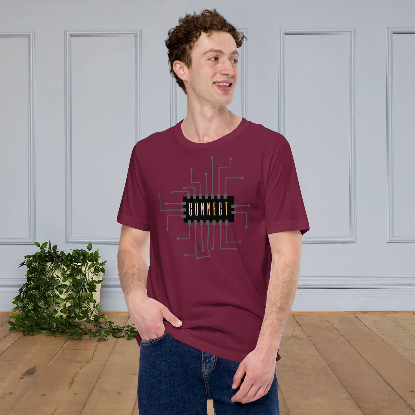 Connect in Style - Get Your Hands on Our Trendy Connect T-Shirt Now! Unisex t-shirt