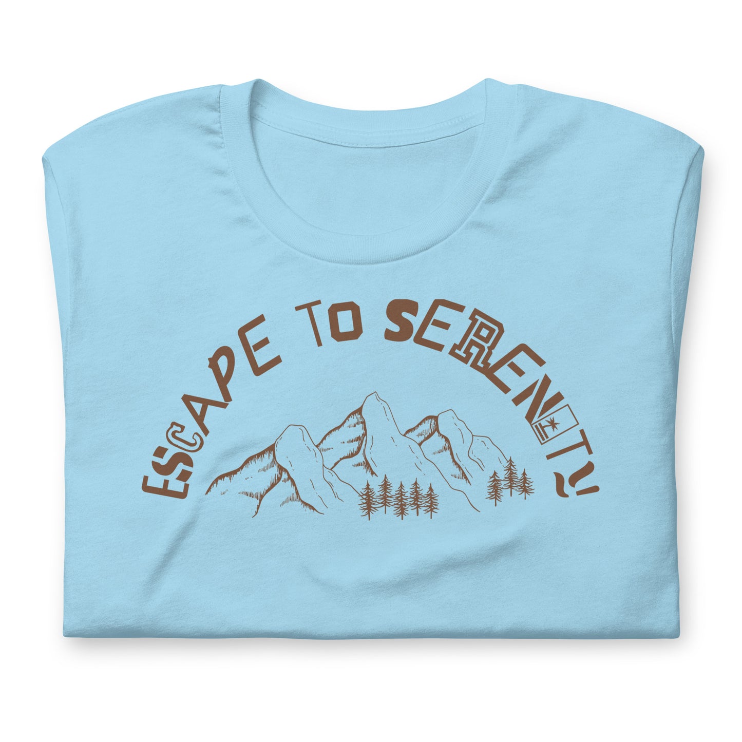 Serene Adventure - Wear this tee to escape the chaos of everyday life and embark on a journey to find peace and tranquility. Shop Now!