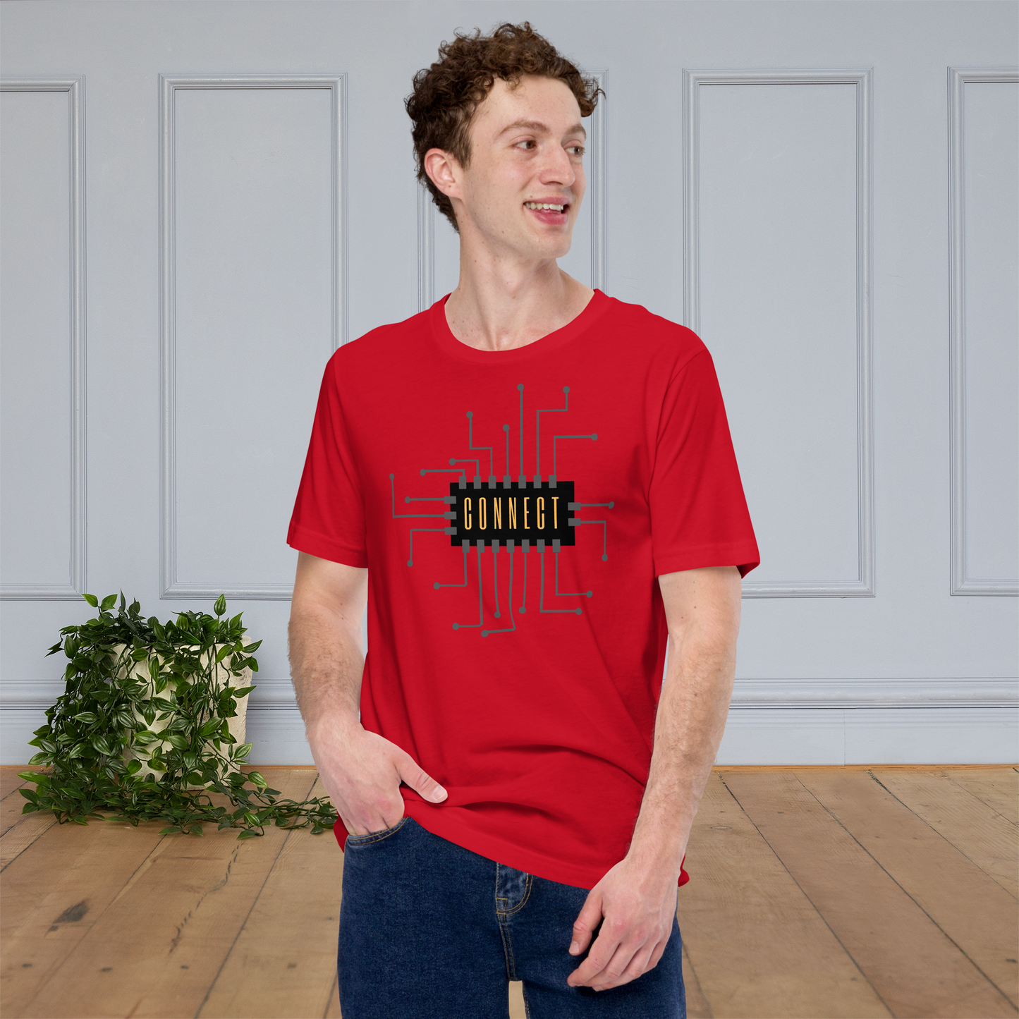 Connect in Style - Get Your Hands on Our Trendy Connect T-Shirt Now! Unisex t-shirt