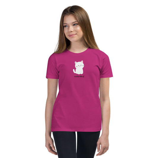 "Get Your Cat-titude On" with Our 'Caturday' T-Shirt!