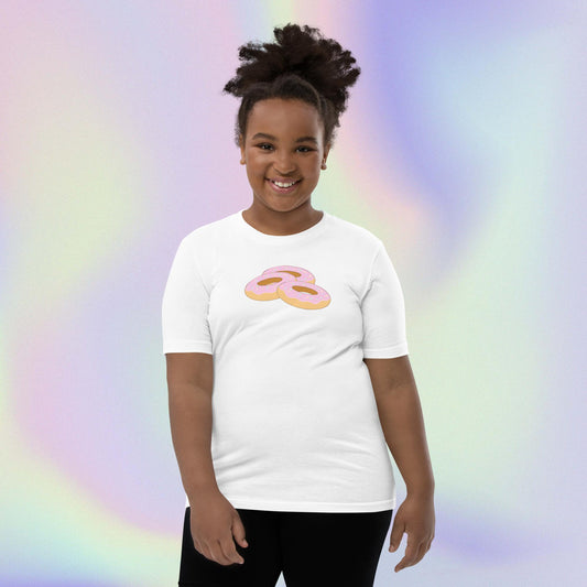 Donut worry, eat a donut : Youth Short Sleeve T-Shirt